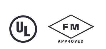 UL Listed and FM Approved
